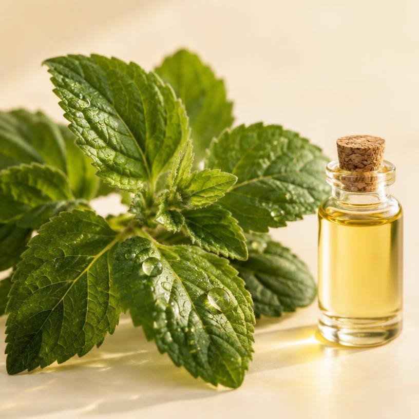 Patchouli leaves and oil
